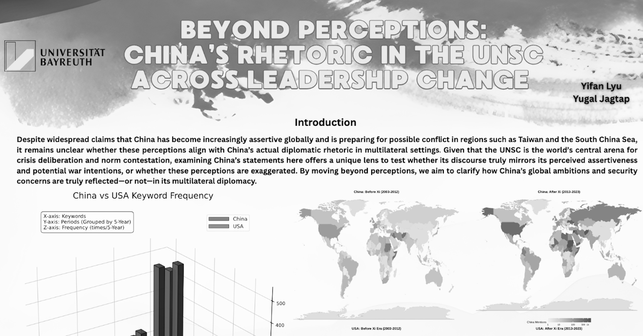 China's Rhetoric in the UNSC Poster
