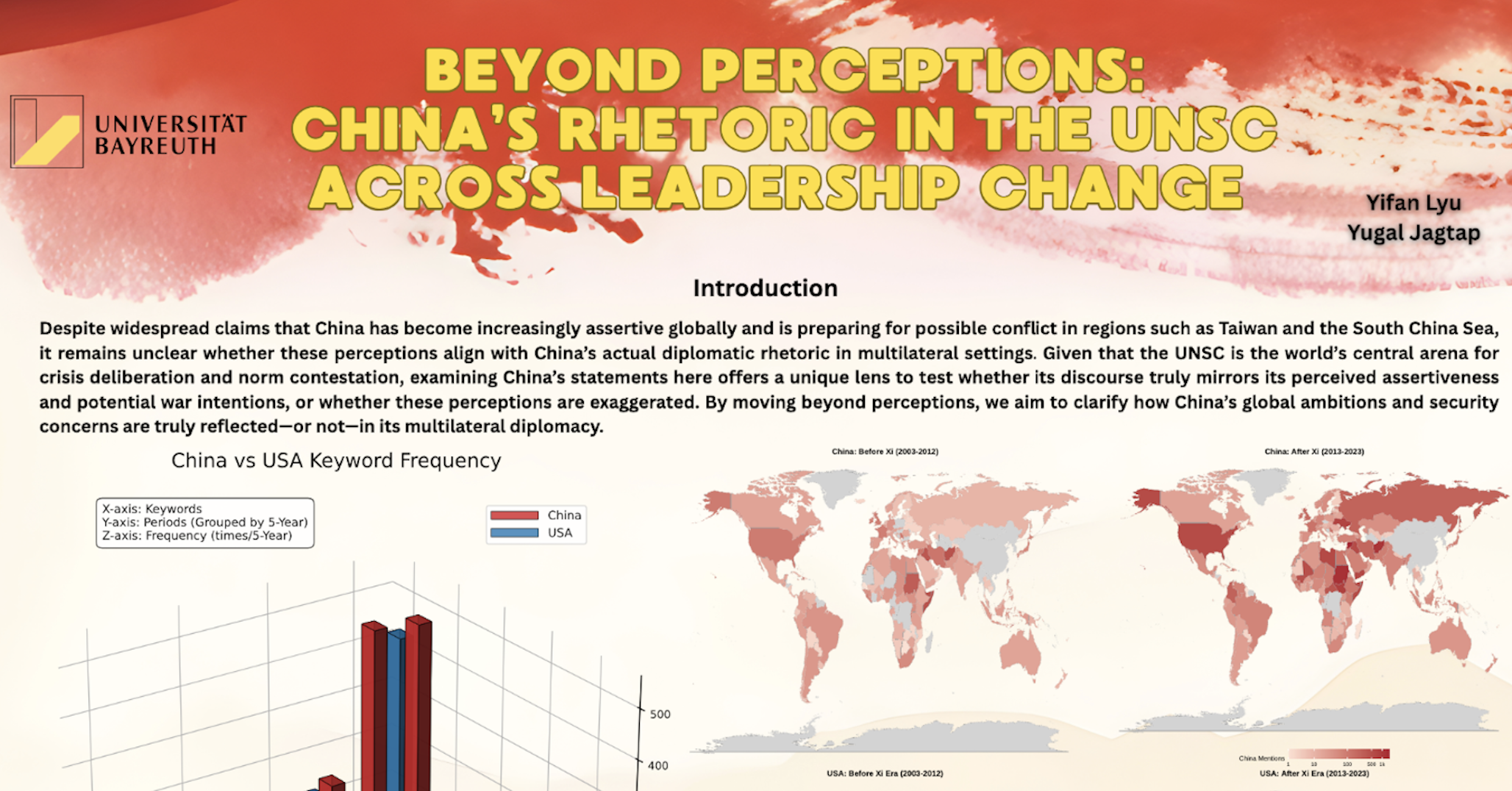 China's Rhetoric in the UNSC Poster Color
